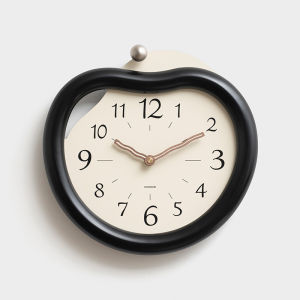 Emitdoog Vintage Wall Clock No Drilling Required Living Room High-End Feel New 2025 Creative Hanging Clock Design