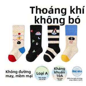 Vớ Dài Qua Gối Cotton Sạch 100% Nhẹ