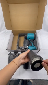 Brushless Handheld Turbo Jet Fan 2-in-1 Air Blower & Sucker 3-Gear Cordless Powerful Vacuum Cleaner Duster with Makita Battery & Malaysian Charger