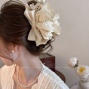 Kẹp Tóc Hình Bướm Kiểu Pháp Cho Nữ Kẹp Cá Mập Hoa Cỡ Lớn Kẹp Tóc Sau Đầu Kẹp Tóc Thời Trang Mới 2025 Phụ Kiện Tóc Bằng Nhựa