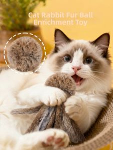 hipidog | Entertainment Smelling Rabbit Fur Octopus Toy