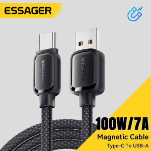 Essager 7A USB to Type C Cable Data Transfer Super Fast Charging A to C Cable for Xiaomi Huawei Samsung Laptops