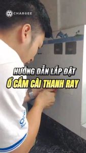 Bộ sản phẩm Ổ cắm thanh ray Chargee - 8000Wm Đơn Giản Hiện Đại Sang trọng - Bảo hành 3 Năm