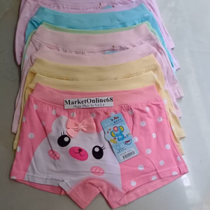 Combo 5 quần lót đùi trẻ em mặc váy lưng thun bảng to chất vải cotton cao cấp cho bé 8kg đến 40kg mã MarketOnline 0546