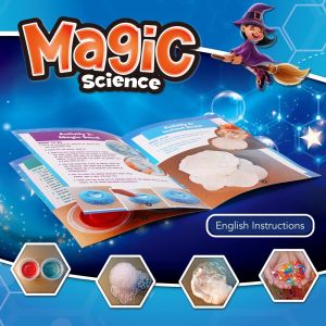 Magic Science Experiment Kit [ 6 Activities Set ] Play Sand Bubble Making Orbeez Water Beads Snow Kids Learning Toys