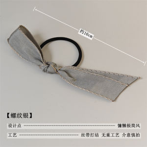 Wuzhuang Original Cold Color Knotted Hair Band Homemade Ribbon