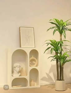 ⭐DRACAENA FRAGAN⭐ Artificial Plant Decor Tree Indoor Plant Decoration Plant Home Decor Office Plant Lobby Plant Decoration Artificial Greenery Indoor Tree Artificial Plant Decoration Indoor Plant Decor for Home Office Hotel Lobby Interior Decoration