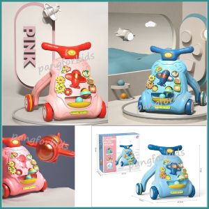 PP-POP รถผลักเดินเครื่องบินอวกาศBaby Walker เติมน้ำเพิ่มน้ำหนักได้ รถเด็กเข็นเล่น รถด็กหัดเดิน ของเล่นเสริมพัฒนาการ รถหัดเดินเด็กวัย1-3ปี