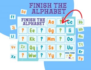 Finish the Alphabet Interactive Learning Activity for Toddlers thinkingtots.shop