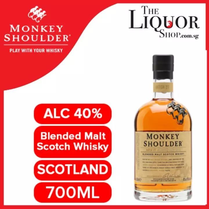 Monkey Shoulder Blended Malt Scotch Whisky 700ml