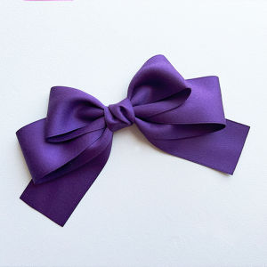 Large Classic Purple Red Butterfly Knot Hair Clip Handmade Penny.S Fashion Hair Accessories Side Clip Stylish Hairpins