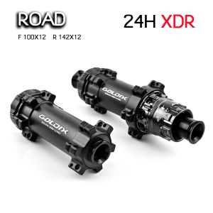 GOLDIX | GOLDIX R180ULTRA 2027 Ultralight Road Bike Hub 210g 24H 30T Ratchet TPI Bearings HG XDR 10-12 Speed Bicycle Wheel Hub