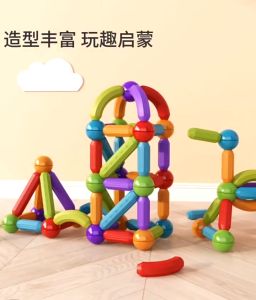 Bộ Xếp Hình Nam Châm Cho Bé 36/42/64 Chi Tiết – Đồ Chơi Xếp Hình Từ Tính Thông Minh An Toàn – Quà Tặng Bé Trai Bé Gái