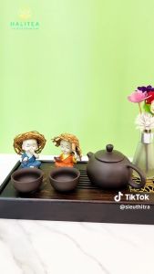 Bộ Ấm Trà Du Lịch Đất Tử Sa Tây Thi