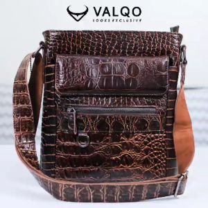 [VALQO] VENTURA  Tas kulit sapi Selempang Slingbag Cowok Pria Laki-Laki Tas selempang