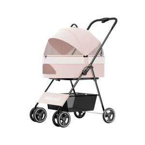 BOSIMAO | Portable Foldable Blue Separation Design Pet Stroller