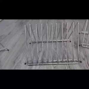 3 Slots 6 Slots Cutting Board Rack / Rak Talenan Stainless / Cutting Board Drain Rack