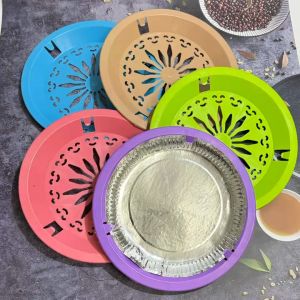 12Pcs Plastic plate holder "10inchs" Thickening PaperPlate Plate Holder Durable Plastic Material