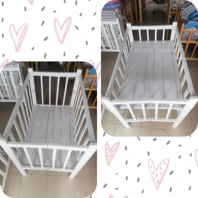 White Crib Co Sleeper with Uratex foam (22x36 inches)