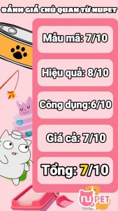 Lược chải ve rận cho chó mèo Nupet