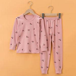 เด็ก A-class Pure ผ้าฝ้าย เสื้อผ้าบ้านบางสบายชุดนอนสําหรับเด็กชายและเด็กหญิง อุ่น ชุดชั้นใน ฤดูใบไม้ร่วง เสื้อผ้า