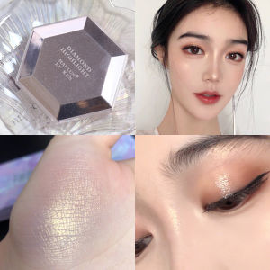 Diamond Highlighter Face Illuminator Shimmer Powder Subtle Glitter Explosive Glitter Potato Clay Eye Body Contour Blush Eyeshadow Palette