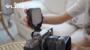 ULANZI VIJIM VL66 360 Adjustable LED Video Light Vlog Media Mod for GoPro HERO 11 10 9 8 7 5 / Insta360 ONE RS / DJI OSMO POCKET 2 ACTION Camera / DSLR SLR Mobile Phone VL-66
