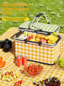 XUANG | Foldable Insulated Portable Picnic Basket