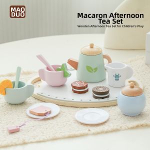 UMU | Childrens Wooden Kitchen Toy Set Roleplay Cooking Utensils