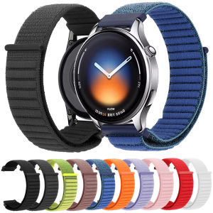 Hook Loop 20mm 22mm Nylon Strap for Xiaomi Watch 5 2 Pro S4 S1 Pro Loop Band for Amazfit Active 2/Max Bip 6 5 Balance 2 Bracelet