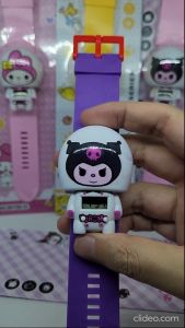 [DK] JAM TANGAN ANAK KARAKTER POP UP LED DIGITAL WATCH MELODY KUROMI CINNAMAROLL STELLALOU POMPOMPURIN 599
