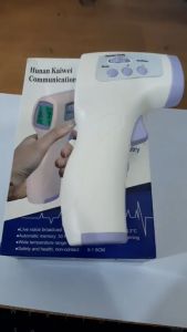 Termometer Infrared Hunan Kaiwei - Cepat dan Mudah Digunakan untuk Pengukuran Suhu Badan (3-5cm, Kurang dari 1 Detik)