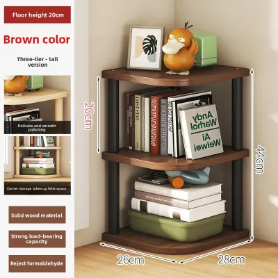 CHUJUN | Desktop Storage Shelf Wood Bookshelf for Home Office and Kitchen