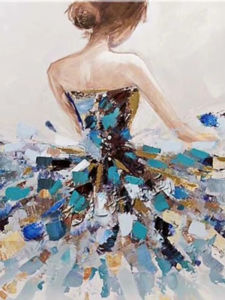 Kayou | 1pc Frameless Diamond Painting 5D Diamond Painting Ballerina Full Round Portrait Diamond Mosaic Diy Diamond Embroidery Art Cross