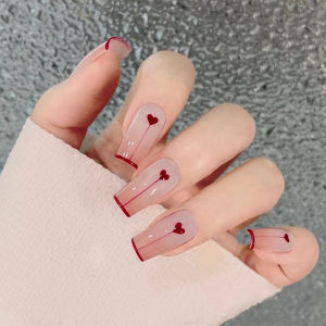 MONLEYTA | Luxurious Handmade Nail Art Stickers Short And Medium Length Nail Tips For Fashionable Women Nail Enhancements Easy To Wear