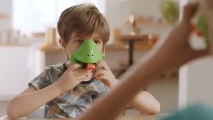 เล่น Tic Tac Tongue ของเด็ก 2ชุดหน้ากากกบยื่นลิ้นออกมา ของ Zdandan