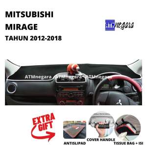 COVER DASHBOARD PREMIUM MIRAGE Tahun 2012-2018 Aksesoris Alas Pelindung Dasbor Mobil