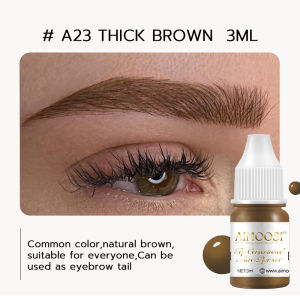 AIMOOSI Professional Microblading Pigment for Nano Brows | REACH Certified Permanent Makeup Tattoo Ink for PMU Artist | 3ml