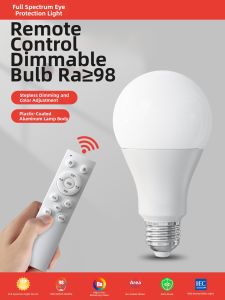 TONGZHIGUANG | Dimmable Remote Control Full Spectrum High CRI Desk Lamp Bulb e27