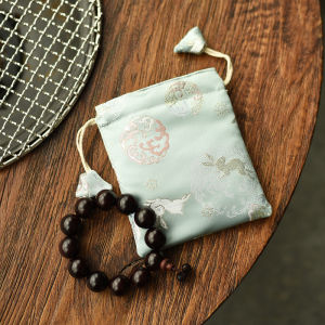 Luxury Flocking ปักเครื่องประดับกระเป๋า Double Layered ลูกปัดเก็บกระเป๋าวอลนัทขัดกระเป๋ากระต่ายสร้อยข้อมือบรรจุภัณฑ์กระเป๋า