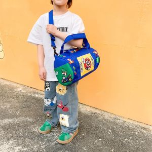 Childrens Crossbody Bag Outdoor Sports Personality Handheld Travel Boys Dance Bag Girls Fashionable Travel Bag