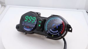 New 2023 LED Motorcycle Speedometer For Brazil CG/Titan 150 ESD 2009 to 2013 AZUL 37100-KVS-901