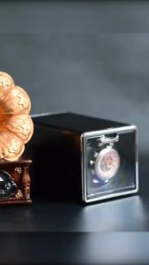 ZAPANAS Watch Winder for Automatic Watches Watch Box Automatic Winder Use USB Cable / with Battery Option METAL LEATHER PAINT