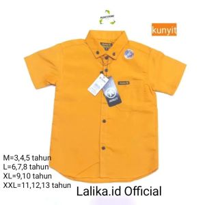 TERLARIS KEMEJA POLOS ANAK PENDEK USIA 1-13 TAHUN KEMEJA ANAK LAKI-LAKI KEMEJA ANAK COWOK KEMEJA PRIA KEMEJA POLOS PREMIUM