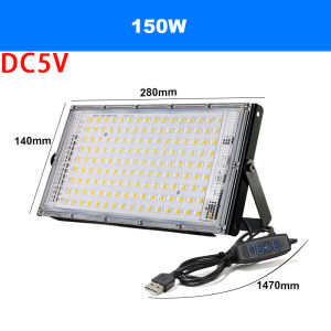Parkson | Đèn Pha LED UV 220V 50W 100W 150W Chống Nước Đèn Sân Khấu Tia Cực Tím Đèn Đen USB Dùng Cho Tiệc Disco Đèn Nền Sân Khấu
