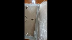 Bingkai Biodata Baby Bio Murah 10r 20x25 cm Plus Bingkai Putih Tema Jemuran Hijau COD