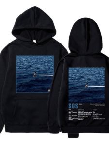 Pullover Printed Long Sleeve Hoodie Pullover Print Long Sleeves Hooded Sweatshirt