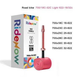 Ridenow New Models Metal Nozzle Tpu Inner Tube Metal Nozzle External Thread Tube 700x18-32c Road Bike Inner Tire