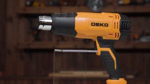 DEKO 220V DKHG06 2000W Heat  2 Temperature Adjustment 3 Accessories Advanced Electric Hot Air  Electric Tools