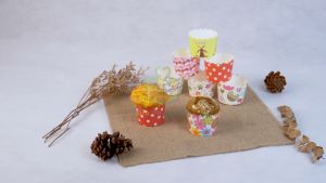 Muffin Cake Case Size S Cup cake Kertas Alas Donut Roti Kue Bolu isi 3 pack